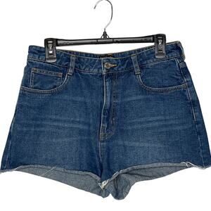 Frank and Oak Size 29 Blue Denim Cut Off Jean Shorts